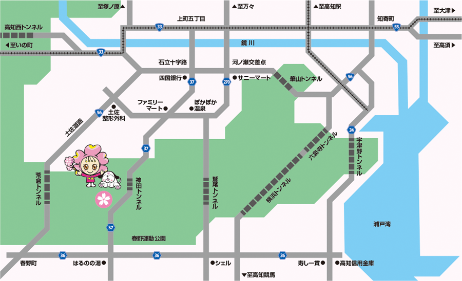 公益財団法人やすらぎ霊園さくらメモリアルパーク周辺地図